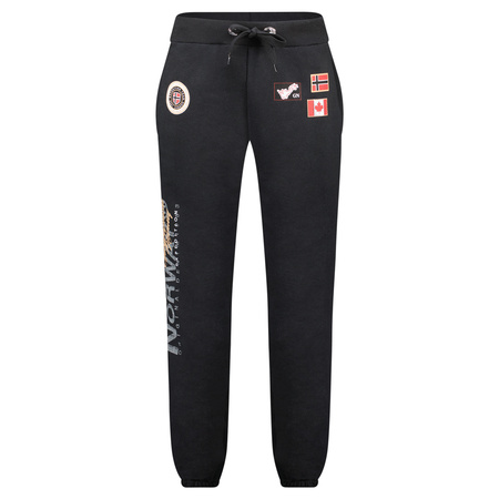 Spodnie dresowe męskie Geographical Norway Maradock PR BLACK DB MEN 100 czarne (WY2700H/GN/Black)