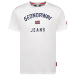 T-Shirt Geographical Norway JASSIER MEN 254 biały męska (SY1361H/GN-White)