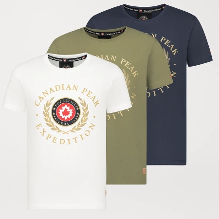[roz. L] Zestaw 3 koszulek Canadian Peak JIGEREA RM MEN 254 (RBMSZ1232H)