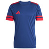 Koszulka męska adidas Squadra 25 granatowo-czerwona (JG5833)