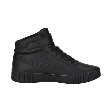 Sneakersy damskie czarne Puma Carina 2.0 Mid wysokie (385851-01)