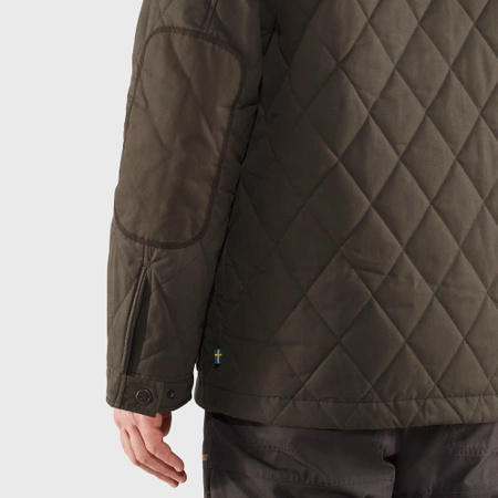 Kurtka puchowa ocieplana męska Fjällräven Övik Wool Padded Jacket M Dark Olive (F84127-633)