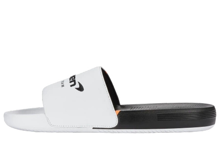 Męskie klapki K-Swiss SLIDE SNDL X MCLAREN WHITE/BLACK/PAPAYA-M (04422-196-M)