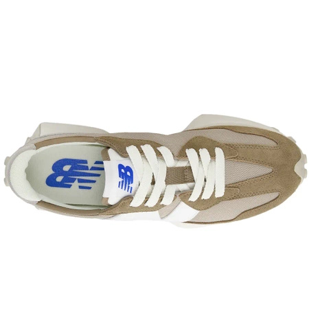 Wyprzedaż - Sneakersy damskie/męskie New Balance 327 buty sportowe zamszowe brązowe (U327CH)