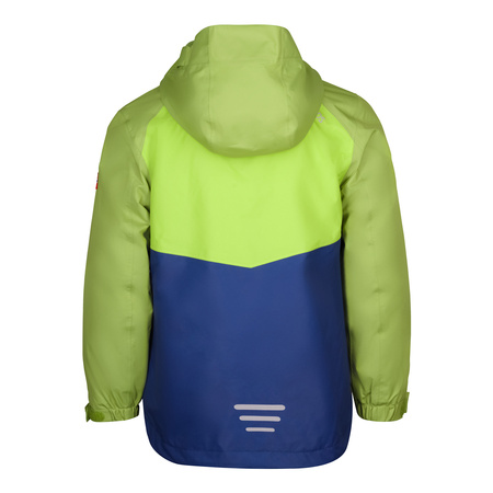 Kurtka przeciwdeszczowa dziecięca dla chłopca/dziewczynki Trollkids Kids Nusfjord Jacket kiwi/green lizard (420-343)