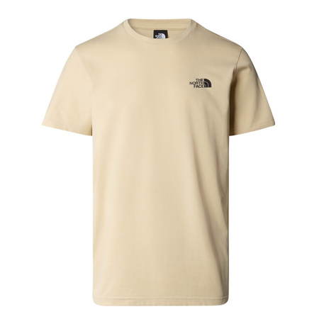 Koszulka męskie The North Face M S/S SIMPLE DOME TEE Beżowy (NF0A87NG3X4)