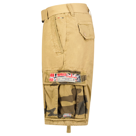 Bermudy Geographical Norway PASTEQUE EO MEN 063 beżowy męska (SX1425H/GNO-Beige)