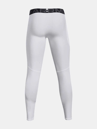 Legginsy treningowe męskie Under Armour białe (1361586-100)