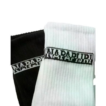 Skarpetki Napapijri F-BOX SOCKS WHTGRBLK MBB Biały (NP0A4GBUMBB)