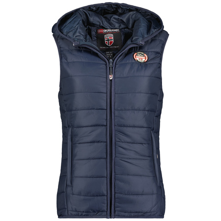Bezrękawnik Geographical Norway VATIKA HOOD EO GIRL 233 granatowy dla dziweczynki (WW2008E/GNO-Navy)