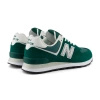 Sneakersy męskie New Balance 574 buty sportowe stylowe zamszowe zielone (U574ESG)