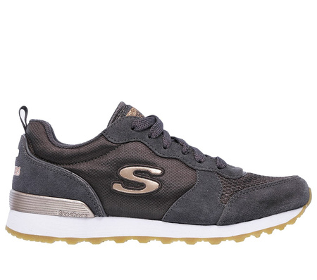 Wyprzedaż - Sneakersy damskie Skechers OG 85 Gold'n Gurl buty sportowe retro grafitowe (111-CCL)