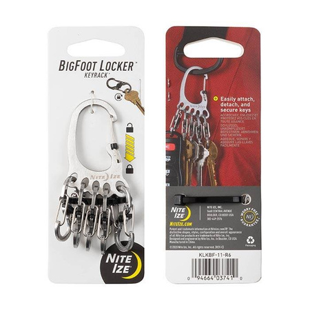 Nite Ize - BigFoot KeyRack Locker - Stalowy (KLKBF-11-R6)