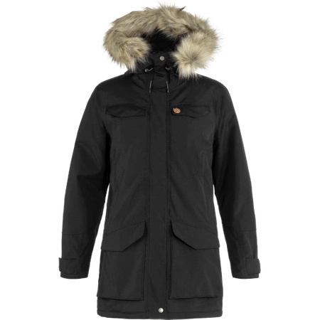 Kurtka ocieplana damska Fjällräven Nuuk Parka W Black (F86369-550)