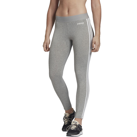 Legginsy damskie adidas Essentials 3 Stripes Tight jasnoszare (FQ4123)