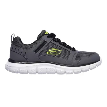 Buty treningowe męskie Skechers Track Knockhill szare (232001-CCBK)