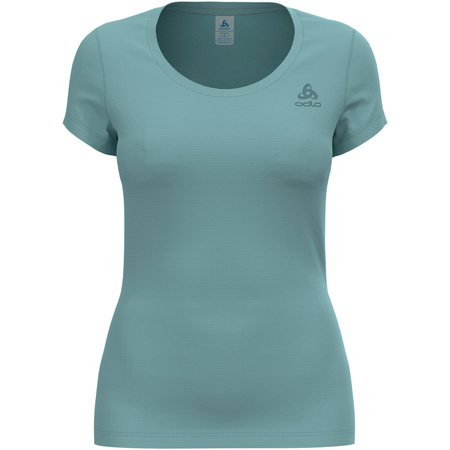 Wyprzedaż - Koszulka termoaktywna damska Odlo Active F-Dry Light S/S sportowa t-shirt niebieska (141161/21074)
