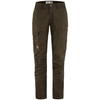 Spodnie outdoorowe damskie Fjällräven Karla Pro Trousers Curved W Dark Olive trekkingowe zielone (F89727-633)