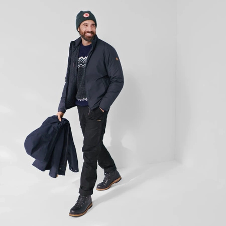 Kurtka ocieplana męska Fjällräven Visby 3 in 1 Jacket M Dark Navy (F84130-555)