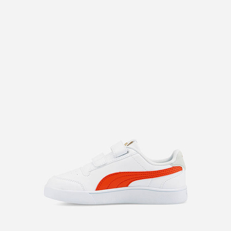 Trampki dla dzieci Puma Shuffle V PS buty sportowe dziecięce sneakersy białe (375689-07)