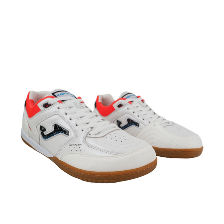 Buty piłkarskie Joma Top Flex Foot Shape 2502 Indoor białe (FOTOPW2502IN)