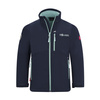 Kurtka softshell dziecięca dla dziewczynki Trollkids Girls Balestrand Jacket navy/aqua (617-132)