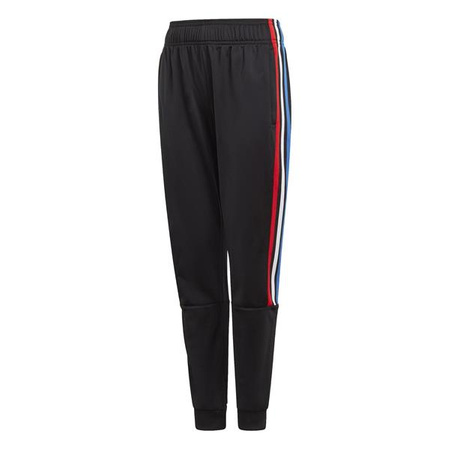 Spodnie chłopięce Adidas Originals TRACKPANT dopasowane dresy z trzema paskami czarne (GN7485)