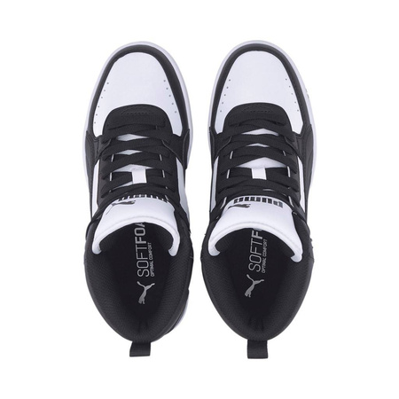 Sneakersy młodzieżowe wysokie Puma Rebound JOY Jr junior czarne (374687-01)
