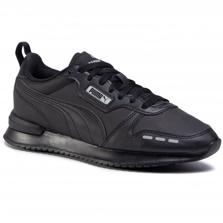 Wyprzedaż - Buty sportowe męskie czarne Puma R78 SL niskie wygodne sneakersy SoftFoam (374127-01)