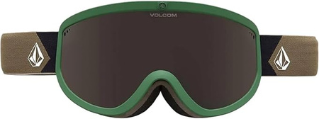 Gogle narciarskie damskie/meskie Volcom Footprints sportowe snowboardowe ochrona UV zielone (VG0622108)