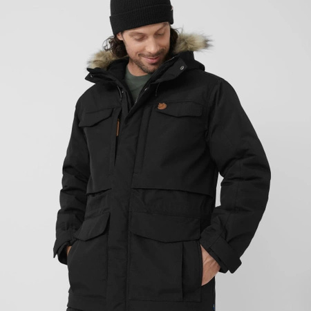 Kurtka ocieplana męska Fjällräven Nuuk Parka M Black (F86668-550)