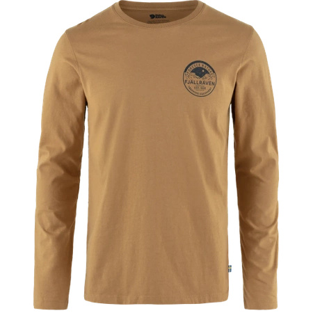 T-shirt męski Fjällräven Forever Nature Badge LS M Buckwheat Brown (F87303-232)