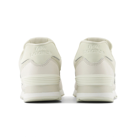 Sneakersy damskie New Balance 574 klasyczne buty sportowe skórzane beżowe (WL574IR2)