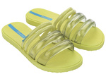 Wyprzedaż - Klapki damskie Ipanema Puffer Slide na lato plażę żółte (26727-AQ184)