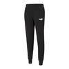 Wyprzedaż - Spodnie dresowe męskie Puma ESS LOGO PANTS TR dopasowany fason do codziennego użytku czarne (586716-01)