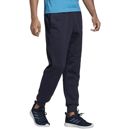 Spodnie męskie adidas Essentials Plain Tapered Pant FL granatowe (DU0376)