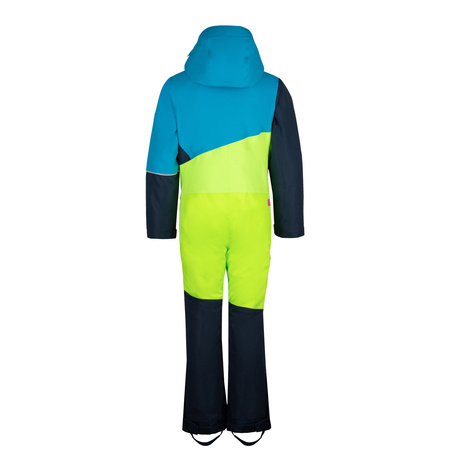 Kombinezon zimowy dziecięcy Trollkids Kids Hallingdal Snowsuit śnieżny niebieski/żółty (350-709)