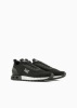 Wyprzedaż - Buty sportowe męskie EA7 Emporio Armani Legacy Knit sneakersy lifestylowe czarne (X8X171-XK373-N181)