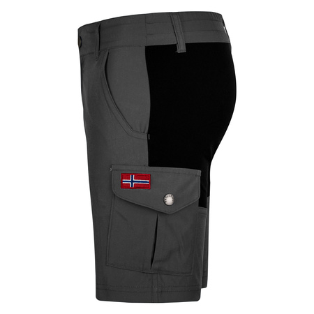 Spodenki trekkingowe dziecięce Trollkids Kids Hammerfest Shorts outdoorowe szare (162-602)