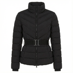 Kurtka puchowa damska z pasem EA7 Emporio Armani czarne (6DTB11-TNGCZ-1200)