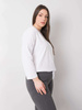 Biała bluzka plus size z bawełny (RV-BZ-6294.06P)