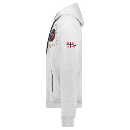 Bluza Geographical Norway GAKADO BLENDED GREY DB MEN 100 mieszana szarość męska (WZ3016H/GN-Blended Grey)