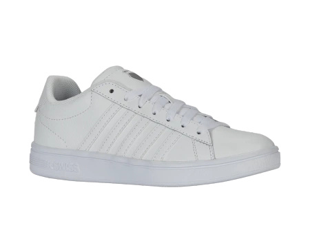Męskie sneakersy K-Swiss COURT TIEBREAK II WHITE/WHITE/WHITE-M (04413-100-M)
