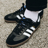 Buty adidas Originals Samba OG sneakersy damskie męskie czarny zamsz (B75807)