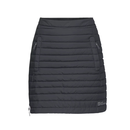 Wyprzedaż - Spódnica zimowa ocieplana Jack Wolfskin Iceguard Skirt czarna (1503093_6352)