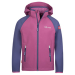 Kurtka softshell dziecięca dla chłopca/dziewczynki Trollkids Kids Rondane Zip Off Jacket XT mallow pink/violet blue (819-242)