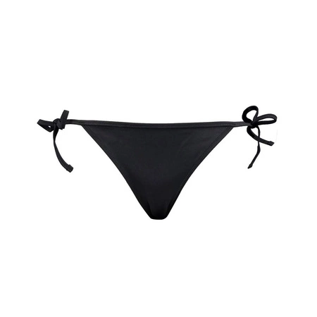 Wyprzedaż - Majtki kąpielowe damskie Puma Swim Women Side Tie Bikini Bottom 1P dół od bikini czarne (907691-05)