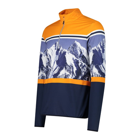 Bluza sportowa męska CMP Man Sweat golf narciarski wielokolorowy (31L0477/56ZM)