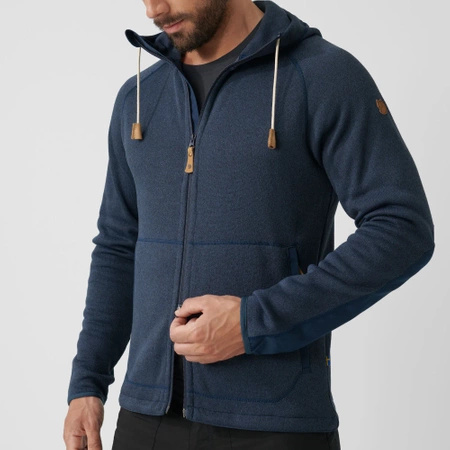 Polar męski Fjällräven Övik Fleece Hoodie M Navy (F82252-560)