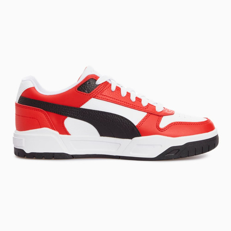 Wyprzedaż - Buty sportowe męskie Puma Rbd Tech Classic White Black F skórzane wielokolorowe (396553-04)